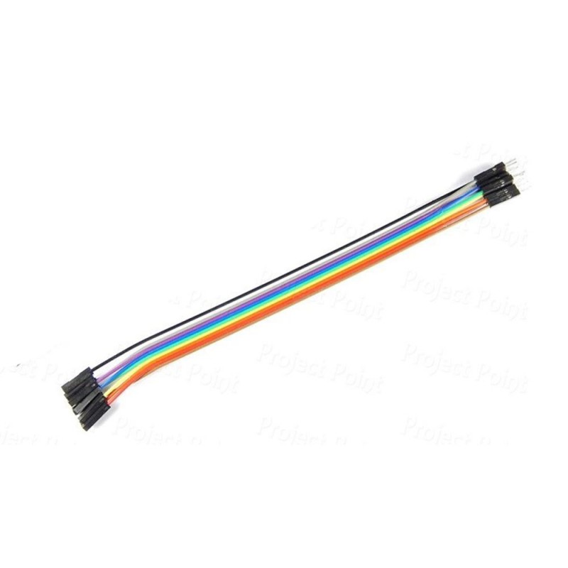 Breadboard Jumper Wires - 10 pcs. - 15cm - Male to Male - DADA Electronics