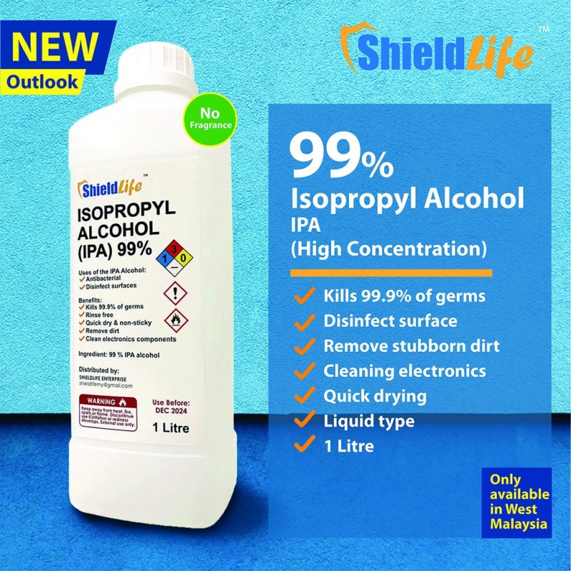 IPA / Isopropyl Alcohol / Rubbing Alcohol (99%) USP / ELECTRONICS GRADE