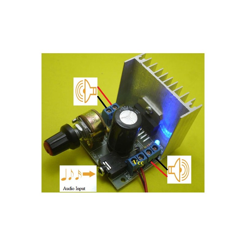 TDA7297 Dual Channel Audio Power Amplifier