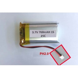 3.7V / 700mAH LIPO Battery