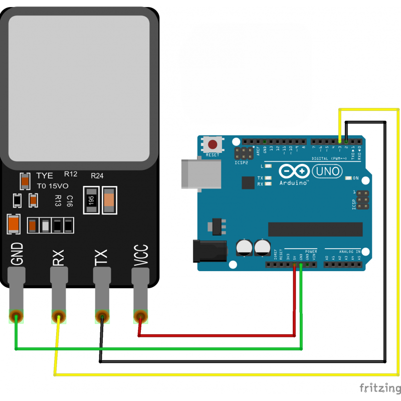 Biometric Fingerprint Sensor for Arduino