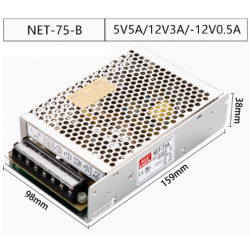 5V5A/12V3A/-12V0.5A 75W...